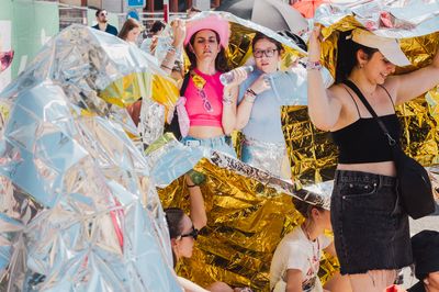 36 degrees and getting hotter: Oh no, that's the title of the song 