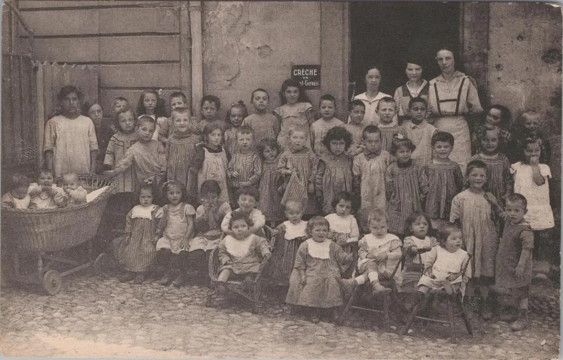 La première crèche genevoise ouvre il y a 150 ans