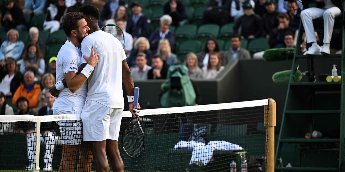 Malgré la défaite, contre Gaël Monfils, Stan Wawrinka garde le sourire et le plaisir du jeu.