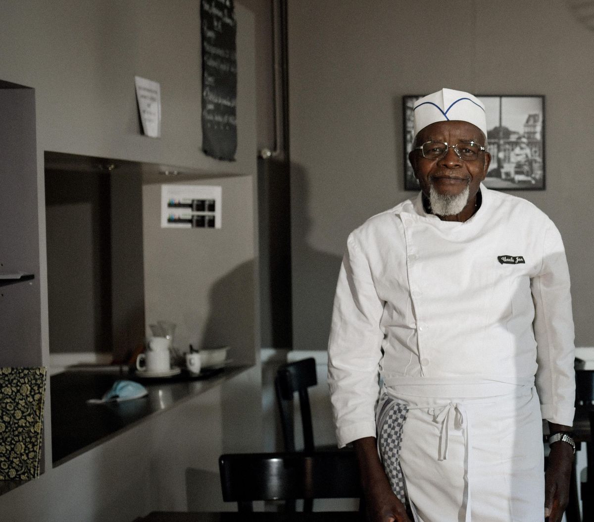 Joseph Agola, chef du Café 9 à Chambésy.