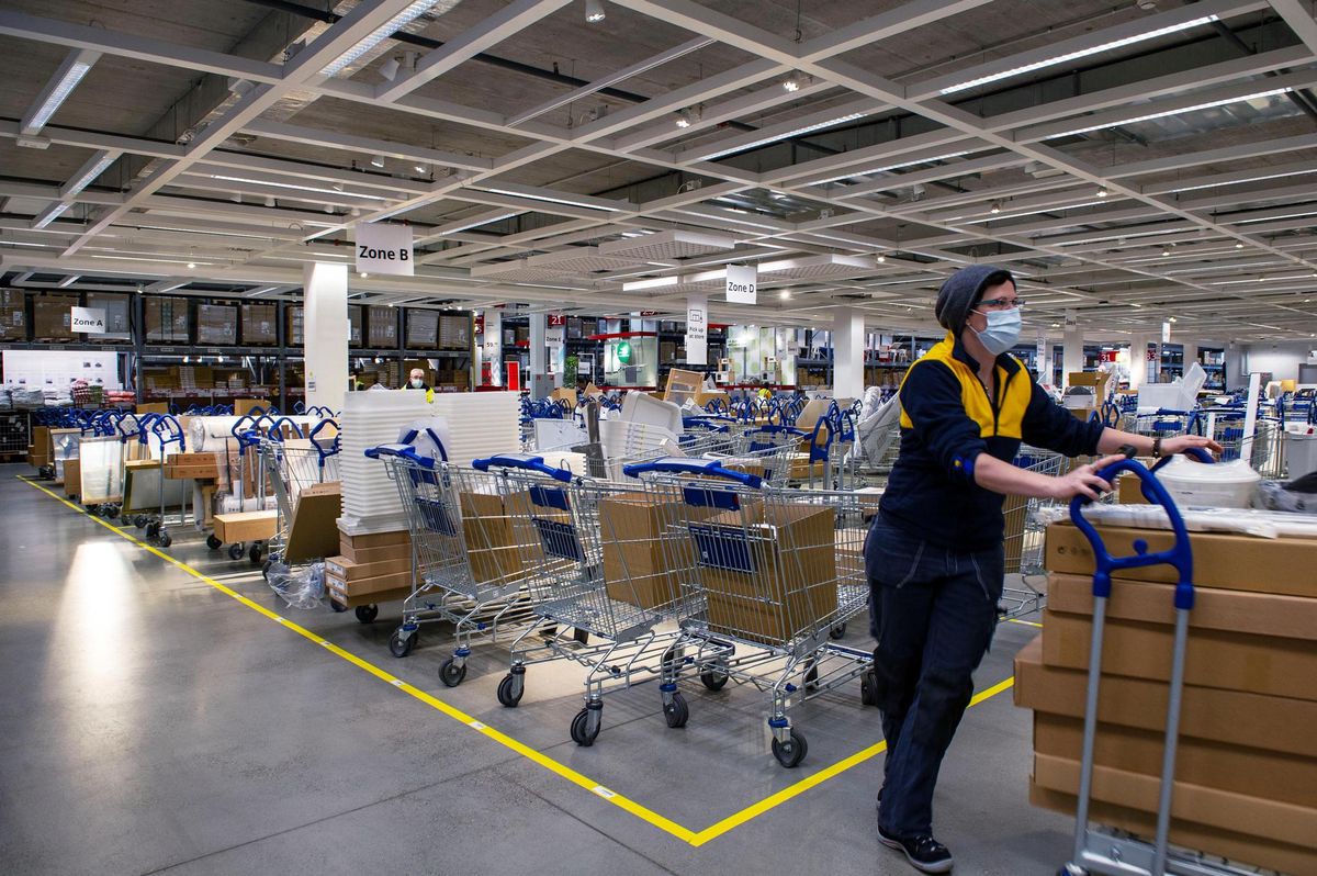 À Ikea, environ 500 commandes sont effectuées par jour. Près de 300 sont réalisées via le service «click and collect».