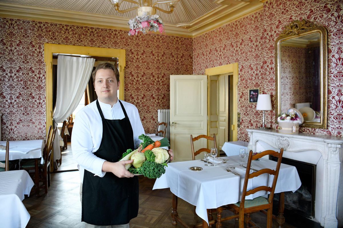 Jérémy Voisin, chef cuisinier et patron du Vieux Manoir, à Choëx.