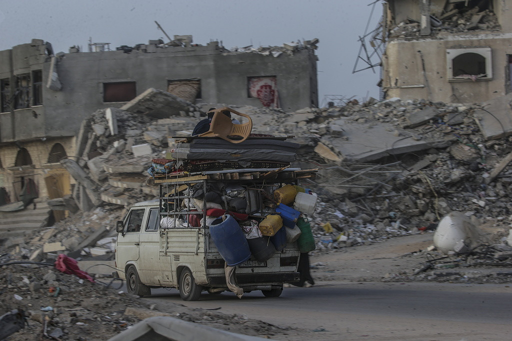 La ville de Rafah, dans le sud de la Palestine, est ravagée par les bombardements israëliens.