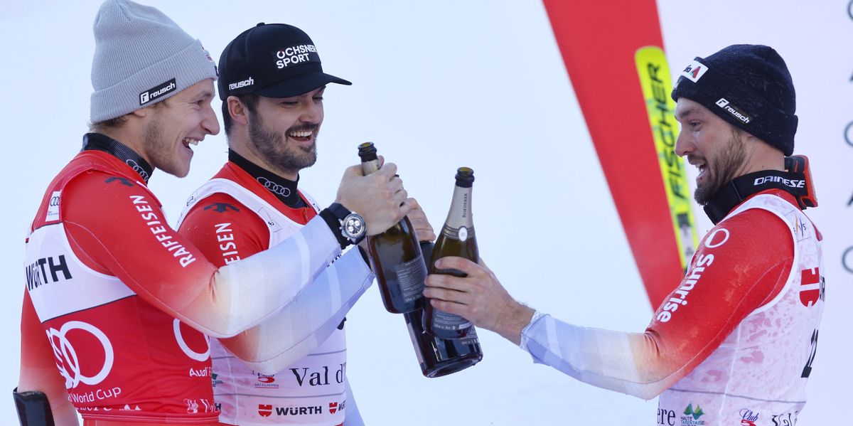 Giant Slalom in Val-d'Isère: Total Madness: Meillard wins ahead of ...