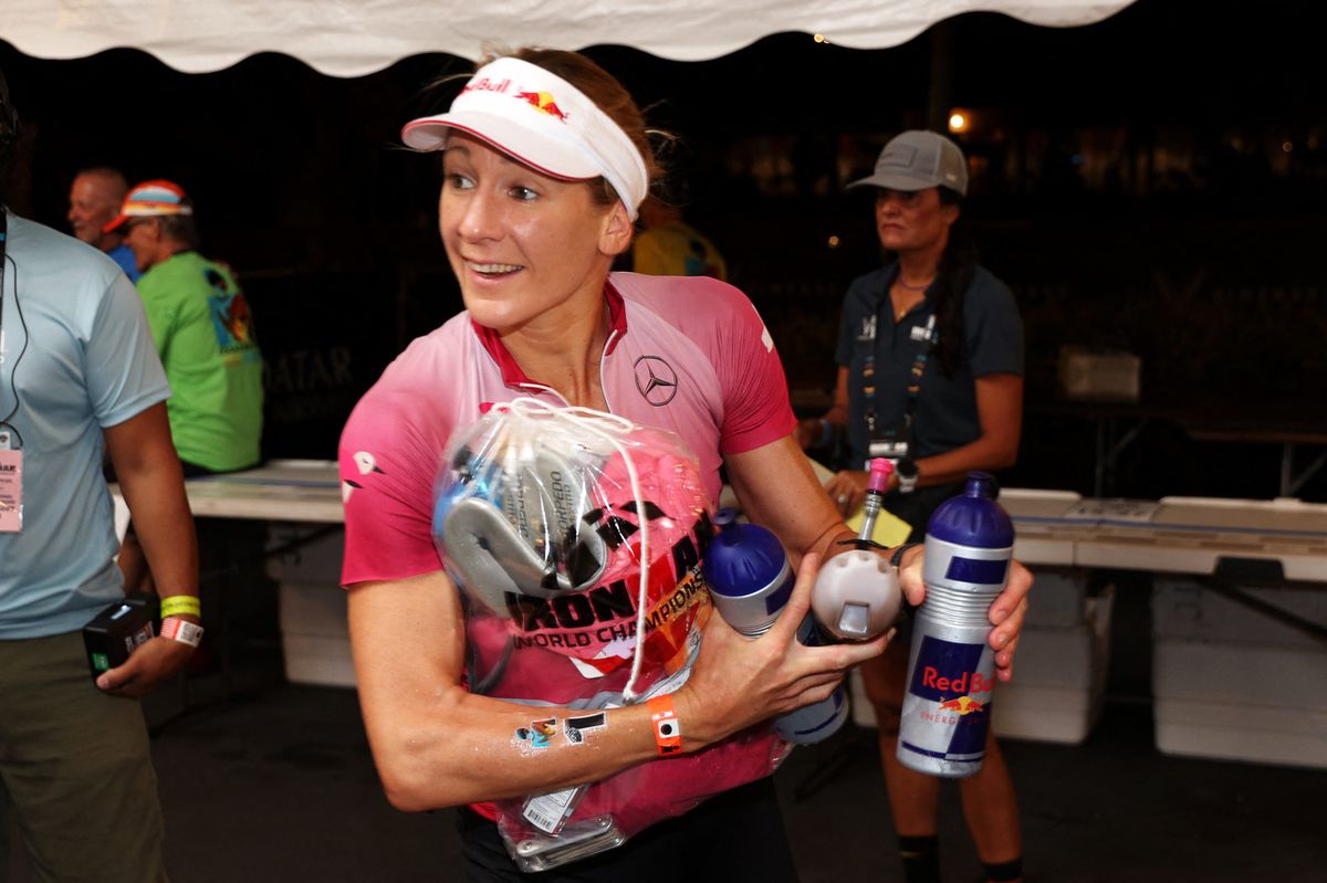 KAILUA KONA, HAWAII - OCTOBER 06: Daniela Ryf of Switzerland prepares to compete during the Ironman World Championships on October 06, 2022 in Kailua Kona, Hawaii.   Ezra Shaw/Getty Images for IRONMAN/AFP (Photo by EZRA SHAW / GETTY IMAGES NORTH AMERICA / Getty Images via AFP)