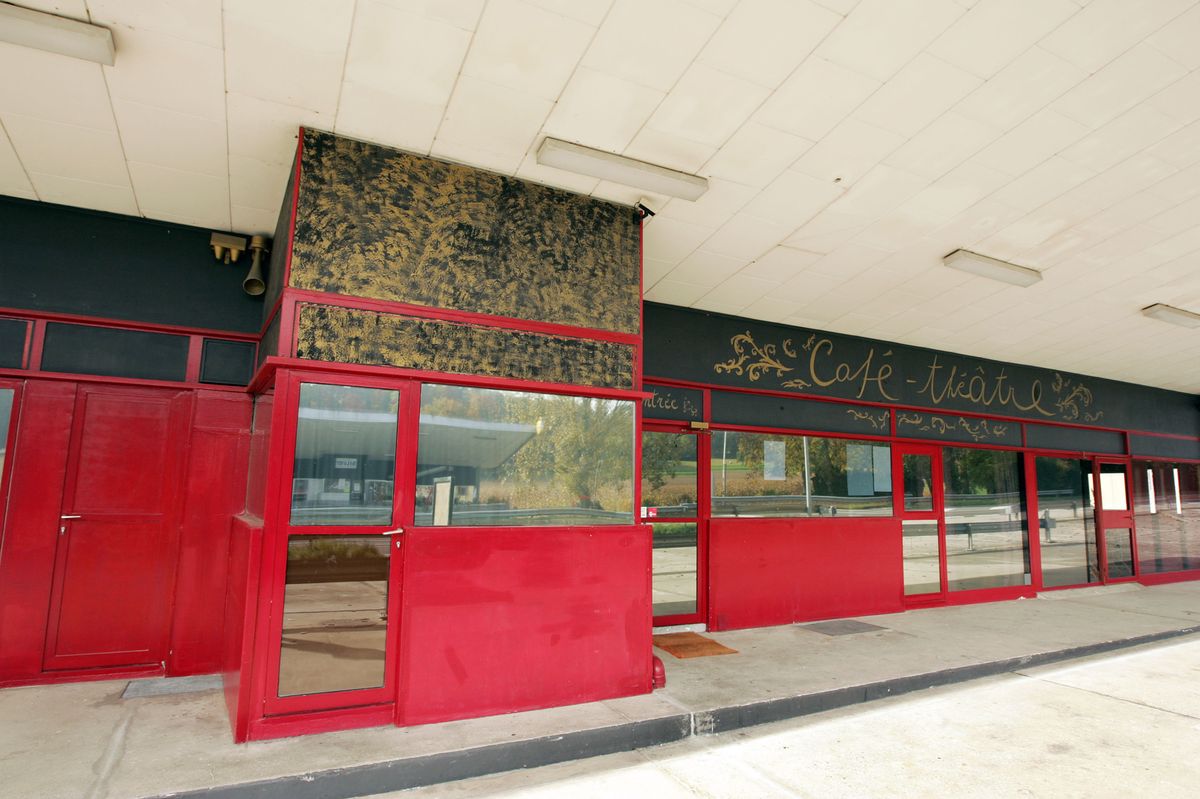 Payerne, le 14 octobre 2008, Theatre Hameau Z'art, salle de theatre, prise de vue exterieur, architecture. © Vanessa Cardoso