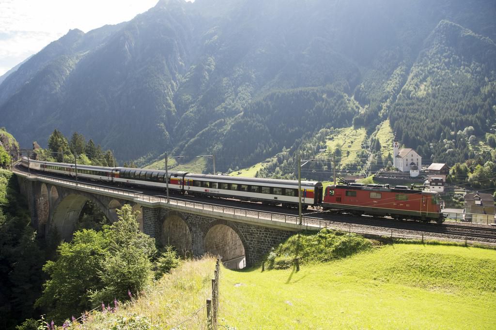 Les voyageurs à destination de l’Italie doivent emprunter la ligne Berne-Lötschberg-Brigue (photo d’illustration).