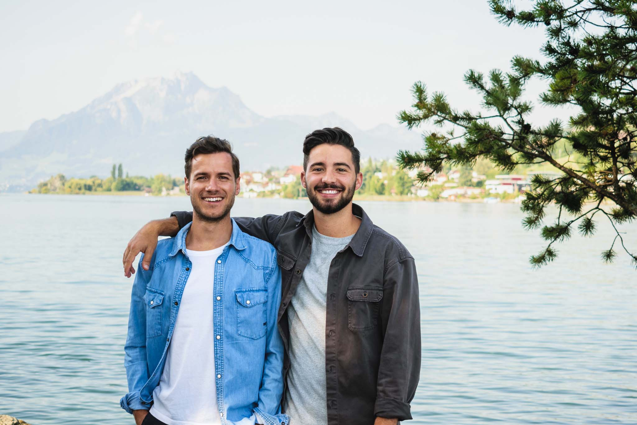 Nando Nichele und Jeffrey Christen: Die zwei Köpfe hinter den Zahnpflegeprodukten.