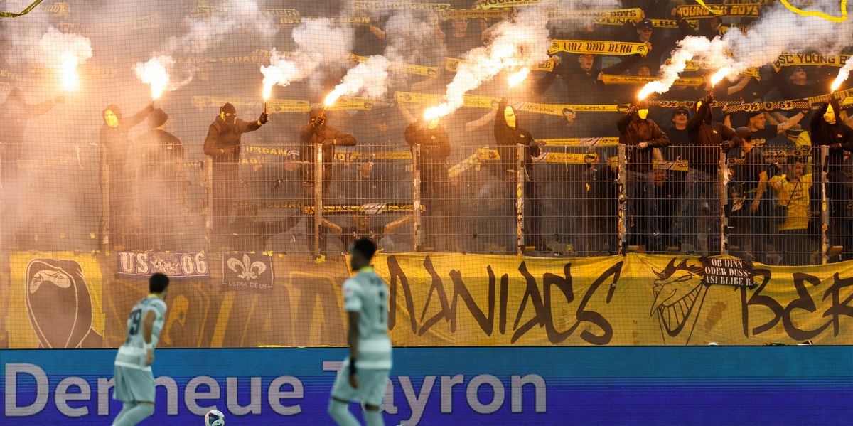 At the cantonal derby in Thun: YB fans lit flares despite the fire ban