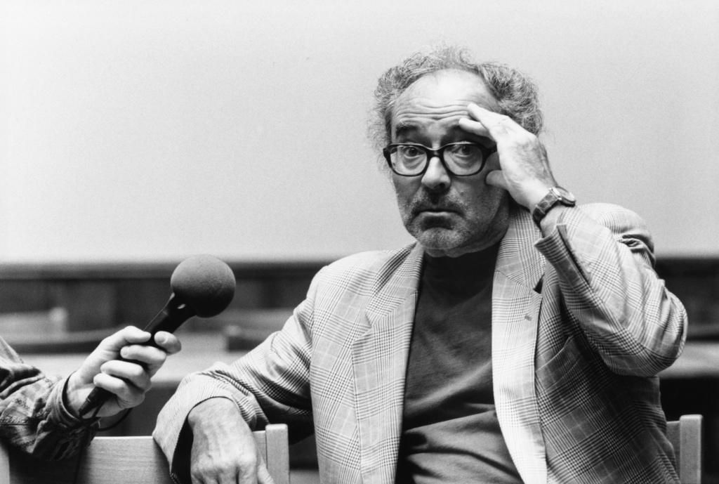 Jean-Luc Godard à Zurich en 1990.