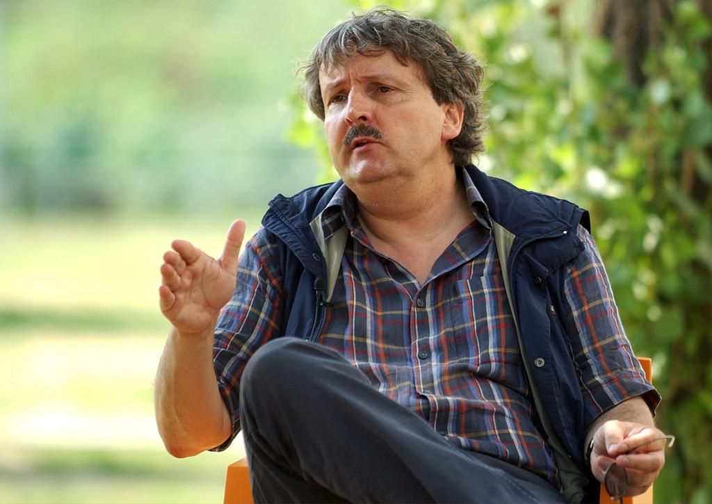 Jean-Francois Amiguet à Locarno, le 7 août 2003.