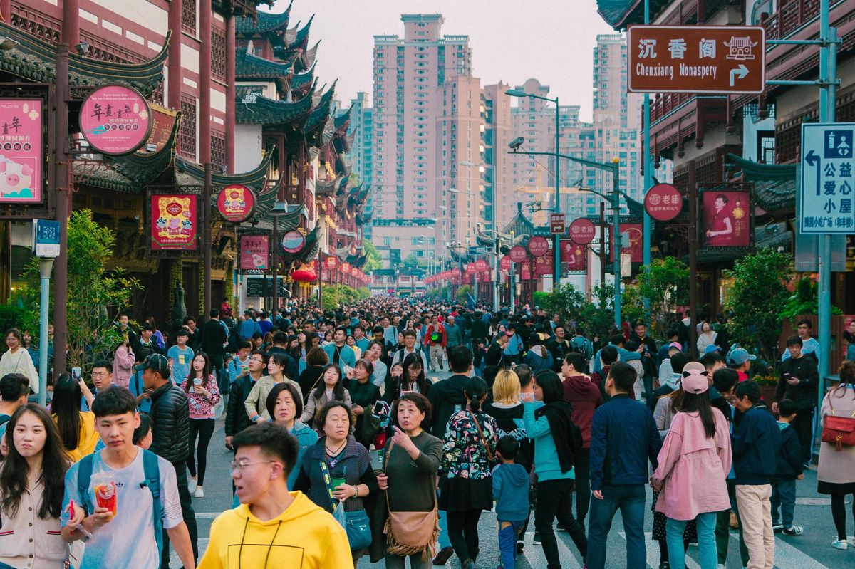 Demografische Krise Bevölkerung in China wird bis 2025 beginnen zu