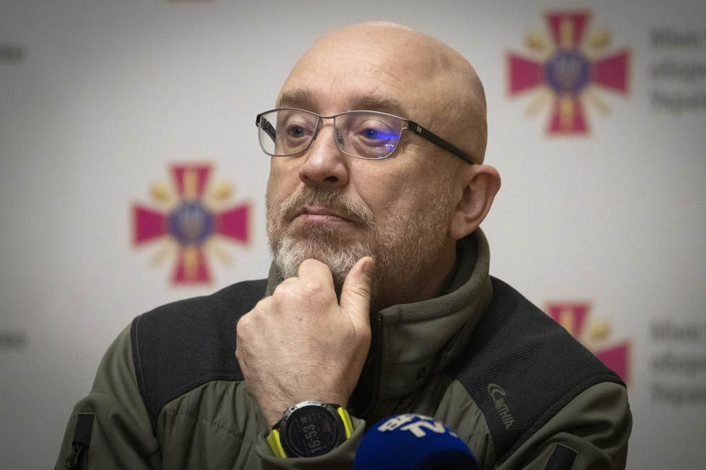 Oleksii Reznikov à Kiev, le 28 décembre 2022.