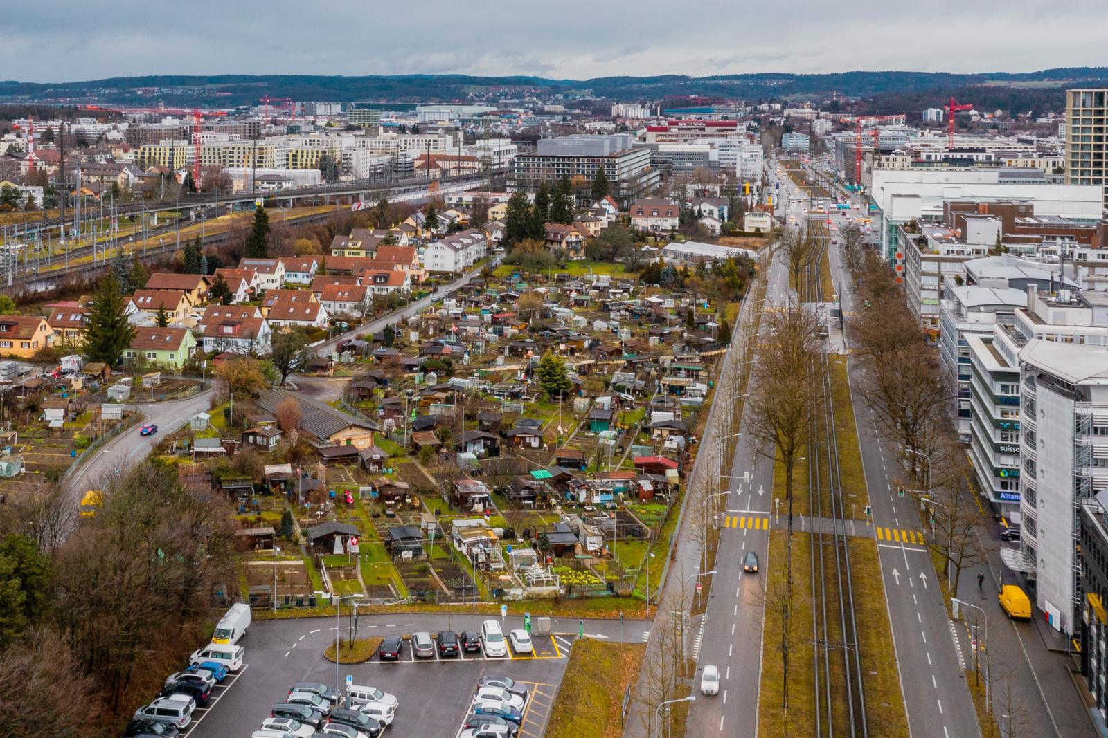 Ob Schulkinder dereinst die Thurgauerstrasse auf einer Passerelle überqueren, ist nicht klar. 