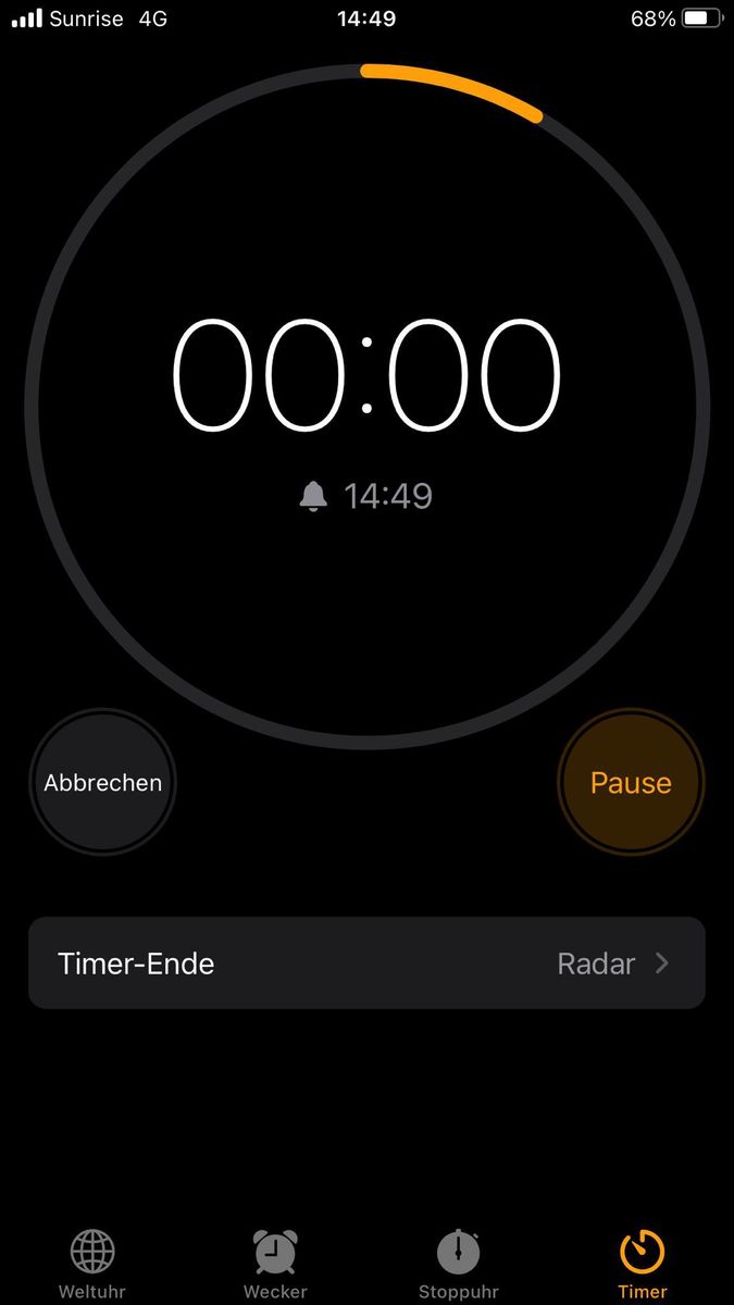 Ehrlich Urteil Zigarette iphone timer klingelt nicht gefährlich